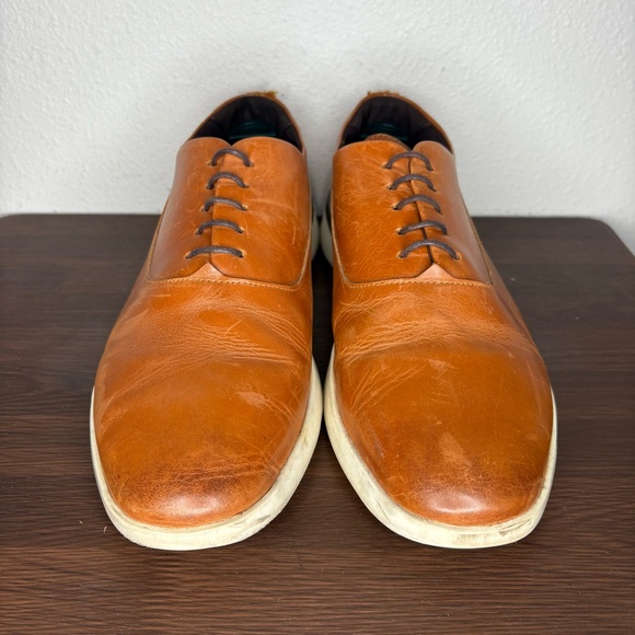 Wolf and Shepherd Crossover Longwing Oxford Shoes Mens 11 M Brown Leather Casual main image 4